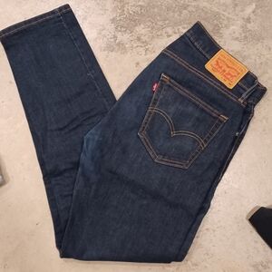 Mens Levi's 502 Dark Wash Jeans